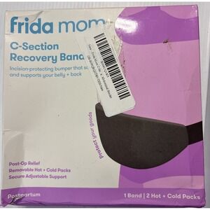 Frida Mom C Section Recovery Belly Band Postpartum Binder 2 Hot + Cold Packs